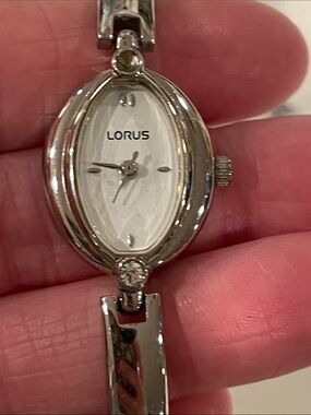 Lorus Women's Vintage Oval Bracelet Watch - Silver colored finish